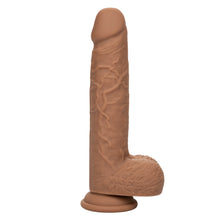 Load image into Gallery viewer, Squirting Fuck Stick 9" Vibrating Dildo Suction Cup Dong Brown Sex Toy