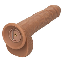 Load image into Gallery viewer, Squirting Fuck Stick 9" Vibrating Dildo Suction Cup Dong Brown Sex Toy