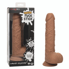 Load image into Gallery viewer, Squirting Fuck Stick 9" Vibrating Dildo Suction Cup Dong Brown Sex Toy