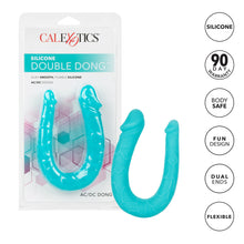 Load image into Gallery viewer, CalExotics Boundless AC/DC Dong 30cm Silicone Double Ended Dildo Teal