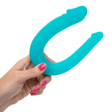 Load image into Gallery viewer, CalExotics Boundless AC/DC Dong 30cm Silicone Double Ended Dildo Teal