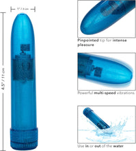 Load image into Gallery viewer, Calexotics Shane's World Sparkle Vibe Blue Vibrator