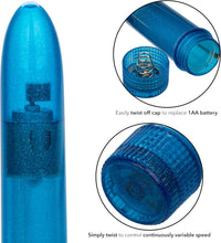 Load image into Gallery viewer, Calexotics Shane's World Sparkle Vibe Blue Vibrator
