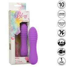 Load image into Gallery viewer, CalExotics Bliss Liquid Silicone Ripple G Spot Vibrator