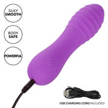 Load image into Gallery viewer, CalExotics Bliss Liquid Silicone Ripple G Spot Vibrator