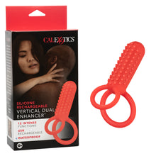 Load image into Gallery viewer, Silicone Rechargeable Vertical Dual Enhancer