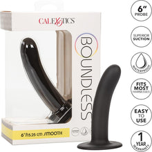 Load image into Gallery viewer, CalExotics Boundless 6"/15.25cm Smooth Silicone Probe Dildo