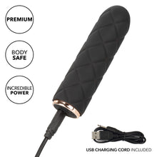Load image into Gallery viewer, CalExotics Raven Quilted Seducer Vibrator Rechargeable