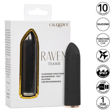 Load image into Gallery viewer, CalExotics Raven Teaser Vibrator Rechargeable