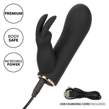 Load image into Gallery viewer, CalExotics Raven Bunny Vibrator Rechargeable