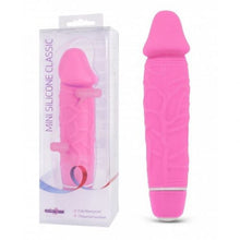 Load image into Gallery viewer, Seven Creations Silicone Classic Mini Pink Thick Veined 15cm
