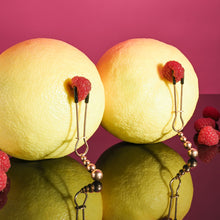 Load image into Gallery viewer, Selopa BEADED NIPPLE CLAMPS - Rose Gold