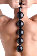 Load image into Gallery viewer, Black Baller Anal Beads