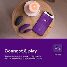 Load image into Gallery viewer, We-Vibe Sync 2 APP Remote Control Couples Vibrator Purple