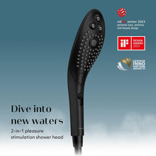 Load image into Gallery viewer, Womanizer Wave Clitoral Stimulation Shower Head Chrome
