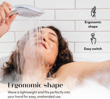 Load image into Gallery viewer, Womanizer Wave Clitoral Stimulation Shower Head Chrome