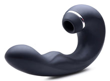 Load image into Gallery viewer, INMI Shegasm 5 Star Tapping G-Spot Vibe w/ Suction Black