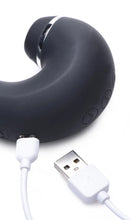 Load image into Gallery viewer, INMI Shegasm 5 Star Tapping G-Spot Vibe w/ Suction Black