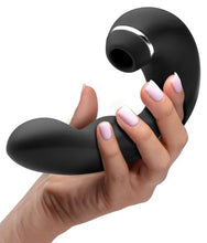 Load image into Gallery viewer, INMI Shegasm 5 Star Tapping G-Spot Vibe w/ Suction Black