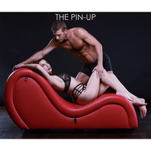 Load image into Gallery viewer, Master Series Kinky Couch Sex Chaise Lounge with Love Pillows - Red