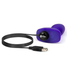 Load image into Gallery viewer, B-Vibe Rimming Plug Petite Purple