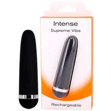 Load image into Gallery viewer, Seven Creations Rechargeable Bullet Intense Supreme Vibrator Black