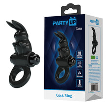 Load image into Gallery viewer, Party Up LEO Vibrating Cock Ring