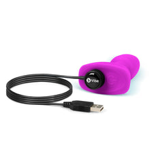 Load image into Gallery viewer, B-Vibe Rimming Plug Petite Fuchsia Vibrating Anal Plug Remote Control