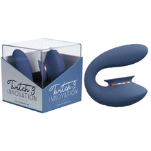 Load image into Gallery viewer, Twitch 3 G-Spot Vibrator & Clitoral Stimulator Suction Rechargeable Blue