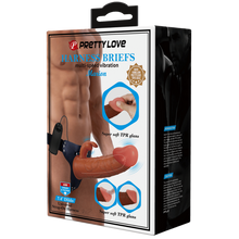 Load image into Gallery viewer, Universal Strap-On Harness - Vibrating Marion with 7.4" Dildo