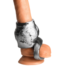 Load image into Gallery viewer, Night Prowler Silicone Penis Sleeve + Ball Stretcher