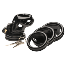 Load image into Gallery viewer, Hard Stop Double Ring Chastity Cage