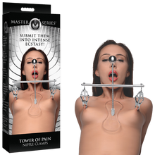 Load image into Gallery viewer, Tower of Pain Nipple Clamps