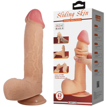 Load image into Gallery viewer, Pretty Love Sliding Skin Dildo 9.2" Realistic Suction Cup Dong Sex Toy