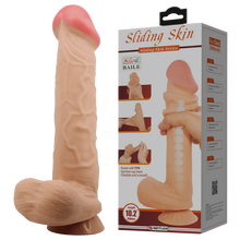 Load image into Gallery viewer, Pretty Love Sliding Skin Dildo 10.2" Realistic Suction Cup Dong Sex Toy