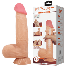 Load image into Gallery viewer, Pretty Love Sliding Skin Dildo 8.5" Realistic Suction Cup Dong Sex Toy