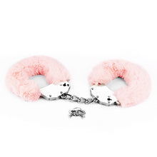 Load image into Gallery viewer, Lovetoy Fetish Pleasure Fluffy Hand Cuffs Pink Handcuffs