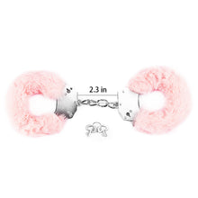 Load image into Gallery viewer, Lovetoy Fetish Pleasure Fluffy Hand Cuffs Pink Handcuffs