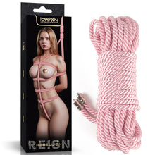 Load image into Gallery viewer, Rebellion Reign Silky Bondage Rope - Pink