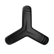 Load image into Gallery viewer, F-59: Tri Cock & Ball Ring - Black