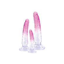 Load image into Gallery viewer, Parti Sapphire 3 in 1 Kit - Transparent Purple Dildo