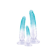 Load image into Gallery viewer, Parti Sapphire 3 in 1 Kit - Transparent Purple Dildo