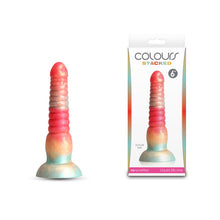 Load image into Gallery viewer, Colours Stacked - 6'' Dildo - Red/Gold