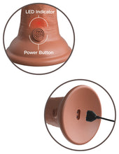 Load image into Gallery viewer, King Cock Elite 6'' Vibrating Dual Density Dildo Tan Realistic Suction Sex Toy