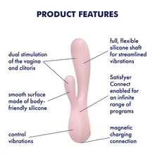 Load image into Gallery viewer, Satisfyer Mono Flex App Compatible USB Rechargeable Rabbit Vibrator