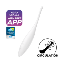 Load image into Gallery viewer, Satisfyer Twirling Joy Clitoral Stimulator App Control Tip Vibrator USB Sex Toy