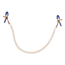 Load image into Gallery viewer, Sex & Mischief Cougar Chained Nipple Clamps