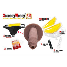Load image into Gallery viewer, Screeny Weeny 6.0 Uncut Nordic white Fake Penis Urine Test