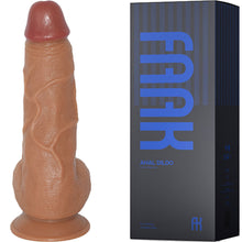 Load image into Gallery viewer, FAAK #6 Large 9.8" Realistic 25cm Veined Dildo Brown