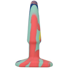 Load image into Gallery viewer, Groovy Silicone Anal Plug 4in Sunrise